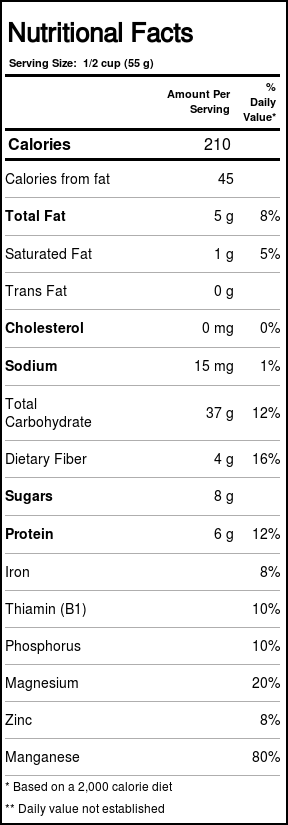 Eden Foods Muesli Orgânico - 500g: Energia e Nutrição Natural para o Seu Dia - Imagem 3