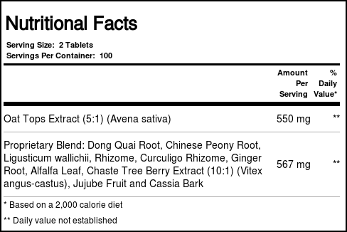 Planetary Formulas Complexo de Aveia Avena Sativa para Mulheres 200 Tabletes - Imagem 4