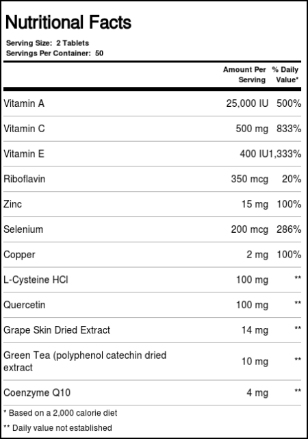 Nature's Way, Fórmula Antioxidante - 100 Tabletes - Image 6