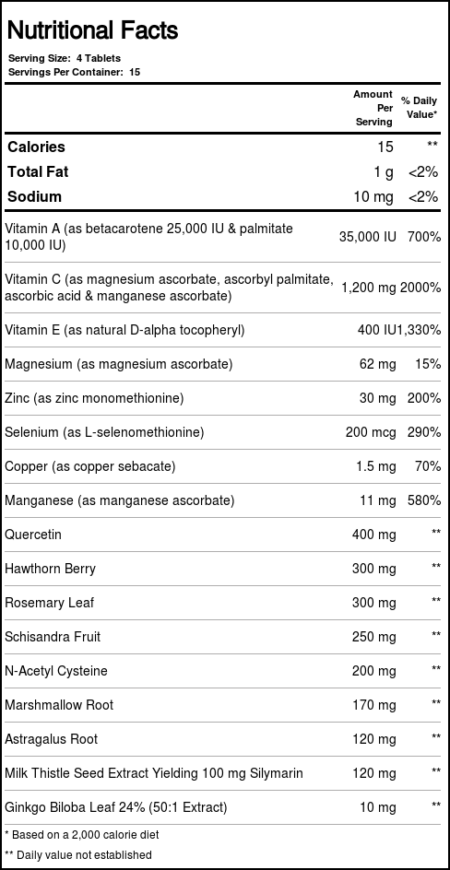 Source Naturals, Defesa dos Corredores - Proteção Antioxidante Atlética - 60 Comprimidos - Image 4