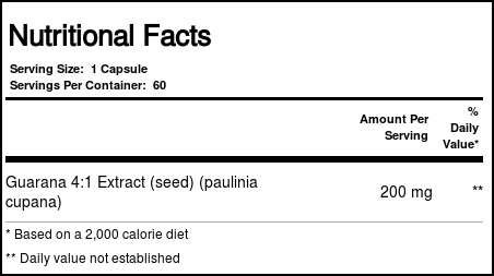 Natrol Guaraná - 90 Cápsulas: Energia e Foco Naturalmente - Imagem 3