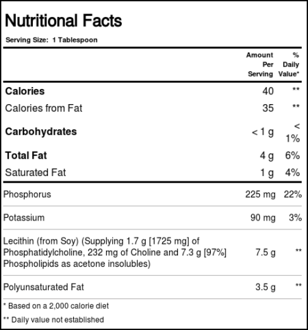 Thompson Lecitina grânulos Unflavored 14 oz - Image 3