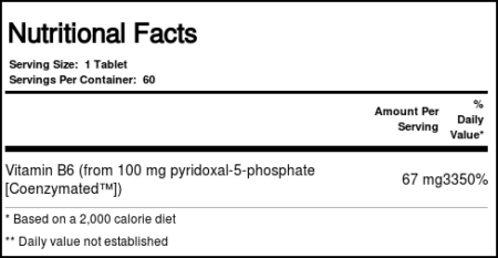 Source Naturals, B6 Coenzymated (P5P) - 60 cápsulas - Image 4