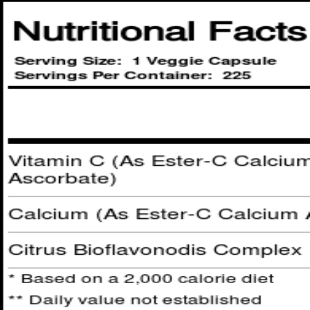 Ester C® 500mg American Health com Bioflavonóides Cítricos - 225 Tabletes Vegetarianos - Imagem 4