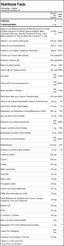 Nature's Way Completia Multivitamínico Diabético 60 Tabletes - Saúde e Bem-Estar - Imagem 2