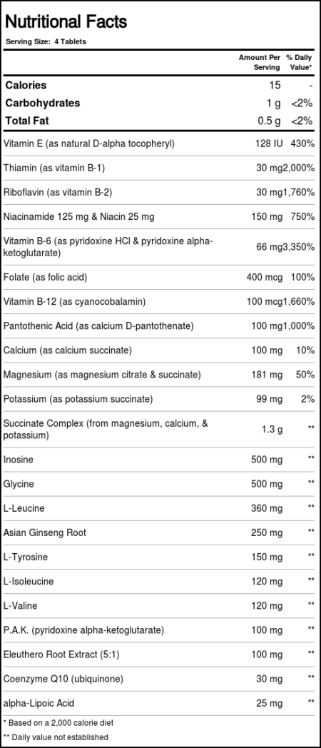 Source Naturals Musculares Dynamo 30 Tabletes - Image 4