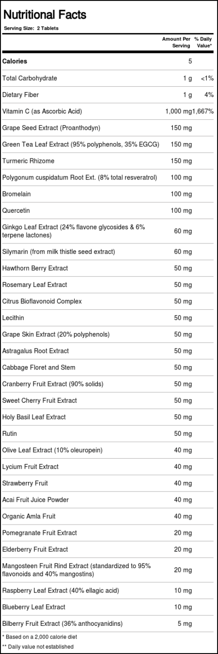 Source Naturals Berryoxidants - 30 Tabletes - Image 2