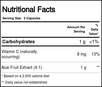 Source Naturals Extrato de Açai 500 mg - 60 Cápsulas Vegetarianas: Energia e Antioxidantes Naturais - Imagem 2