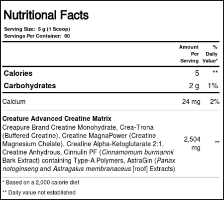 Beast Sports Nutrition, Creature®, Sabor Limonada de Cereja - 60 Porções - Image 3