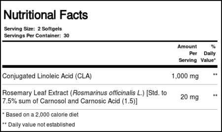 Metagenics Ultra CLA - 1,000 mg - 60 Cápsulas em Gel - Image 2