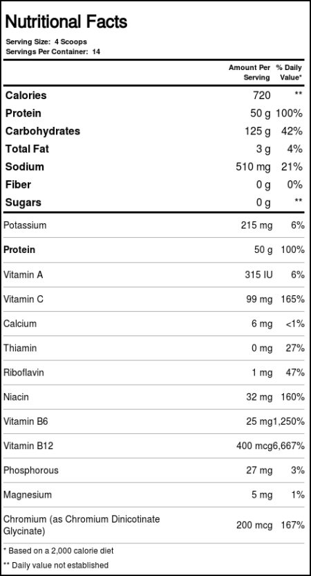 MuscleMeds, Carnivor Mass, Doce de Chocolate - 2.709 g (5.7 lbs) - Image 4