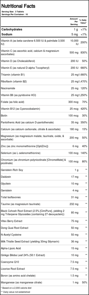 Source Naturals Menopausa Múltipla - 30 Tabletes: Alívio para Mulheres Brasileiras - Imagem 4