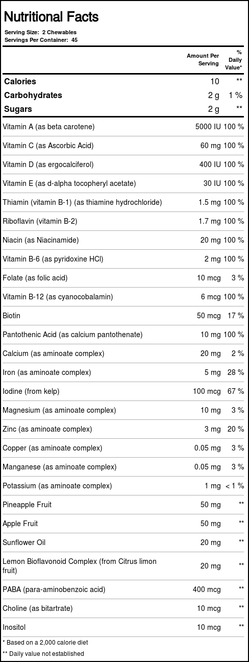 Nature's Plus Animal Parade Multivitamínico 90 Gomas Mastigáveis - Essencial para Crianças - Imagem 5