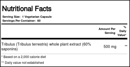 Savesta, Tribulus - 60 Cápsulas Vegetarianas - Image 3