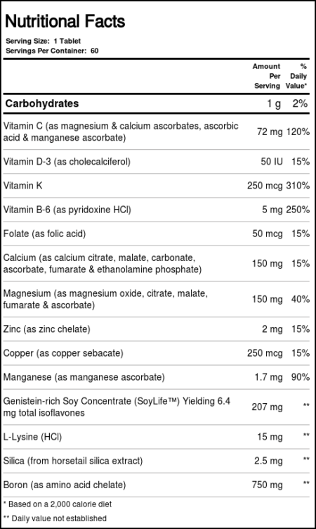 Source Naturals Ultra Cal Noite w / Vitamina K 60 Tabletes - Image 2