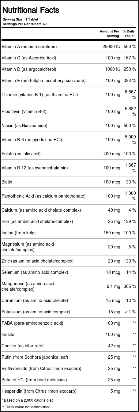 Nature's Plus Ultra I 60 Tabletes: Sua Dose Essencial de Saúde e Bem-Estar - Imagem 2