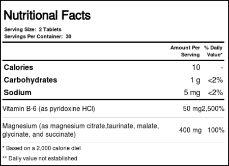 Source Naturals, Ultra Mag™ - 60 Tabletes - Image 2