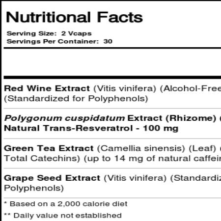 Resveratrol Natural 100mg Now Foods 60 Cápsulas Vegetarianas: Poder Antioxidante para Sua Saúde - Imagem 2