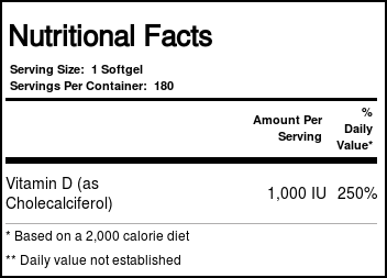 Nature's Plus Vitamina D3 1000 UI - 180 Cápsulas: Imunidade e Saúde Óssea no Brasil - Imagem 3