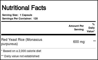 Nature's Plus Levedura de Arroz Vermelho 120 Cápsulas Vegetarianas - Saúde Cardiovascular - Imagem 3