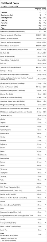 All One Idosos Activos Unflavored 15,9 oz (30 Doses Diárias) - Sua Fonte Completa de Vitalidade - Imagem 3