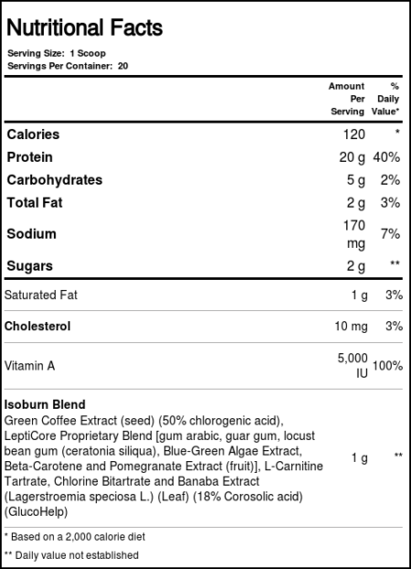 BSN, Isoburn (Mistura de Proteinas Isoladas) - Sorvete de Baunilha - 600g - Image 4