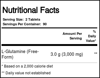 L-Glutamina Vegana Now Foods 1500 mg - 180 Tabletes: Recuperação e Bem-Estar Muscular - Imagem 4