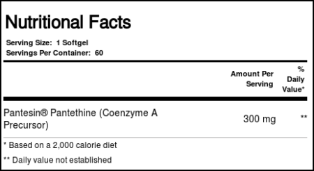 Now Foods, Pantetina 300 mg - 60 Cápsulas em Gel - Image 4