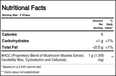 Now Foods, AHCC® 500 mg - 60 Cápsulas Vegetarianas - Image 4