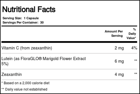 Source Naturals, Zeaxantina com Luteína - 30 Cápsulas - Image 4