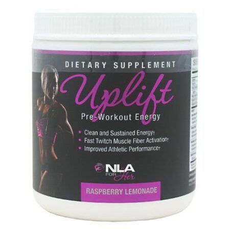 NLA for Her, Uplift Pré-Treino Feminino, Limonada de Framboesa - 40 Porções