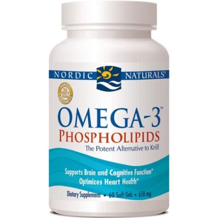 Nordic Naturals, Ômega-3 - Fosfolipídios - 60 Cápsulas em Gel