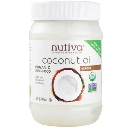 Nutiva, Óleo de Coco Extra Virgem Orgânico - 444mL