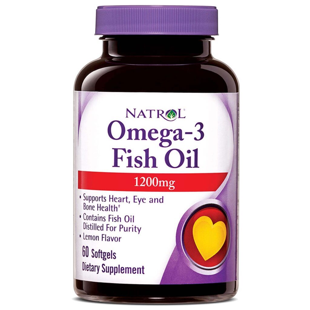 Natrol Ômega 3 1200 mg - 60 Cápsulas em Gel: Saúde Cardiovascular e Bem-Estar - Imagem 2