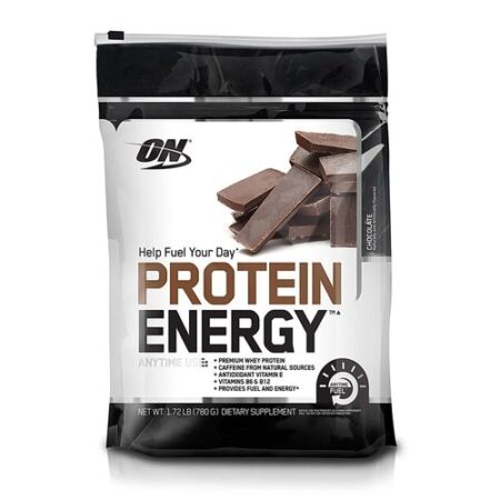 Optimum Nutrition, Proteína Energia, Sabor Chocolate - 780 g (1.72 lbs) 52 porções