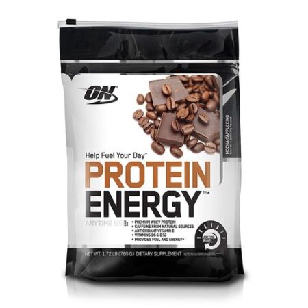 Optimum Nutrition, Proteína Energia, Cappucino Mocha - 780 g (1.72 lbs) 52 Porções