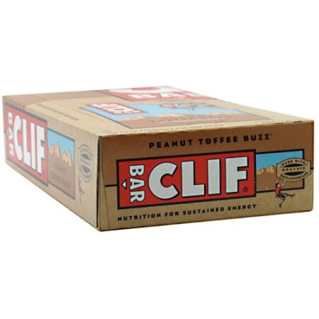 Clif Bar, Barras Energéticas - Amendoim com Caramelo - 12 Barras