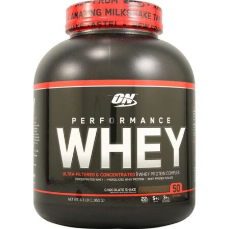 Performance Whey Optimum Nutrition Chocolate Shake 4 lbs/ 1.8 kg 25 porções