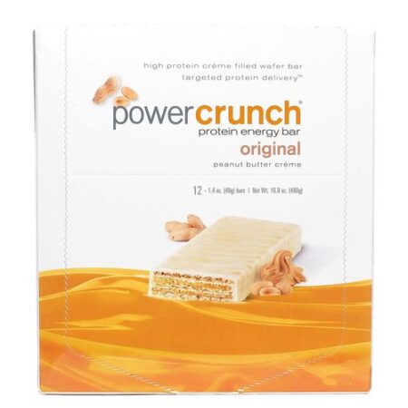 Power Crunch Bar BioNutritional Research Group Peanut Butter Creme 12 barras