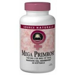 Source Naturals Mega Primrose 30 Cápsulas em Gel: Óleo de Prímula para Saúde Feminina
