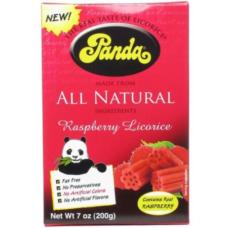 Panda, Framboesa Alcaçuz Totalmente Natural - 200 g