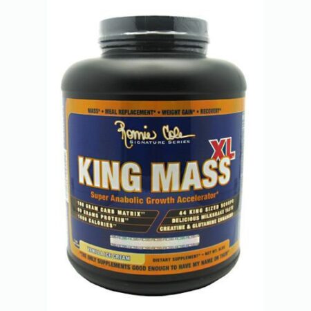 Ronnie Coleman Signature Series, King Mass® XL, Sorvete de Baunilha - 2.72 Kg