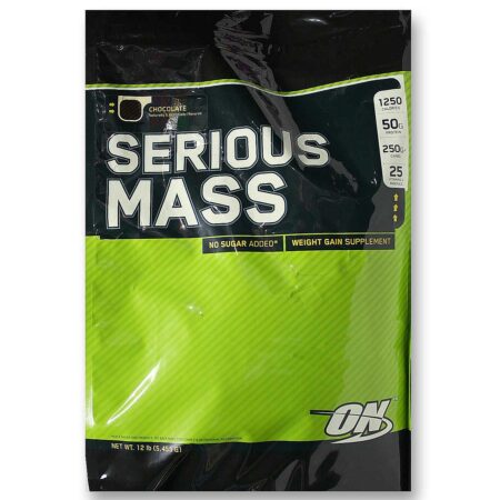 Serious Mass Optimum Nutrition Chocolate 12 lbs/ 5.44 kg