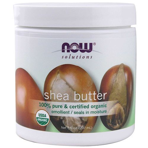 Now Foods Manteiga de Karité Orgânica Pura - 207ml | Hidratação Intensa e Natural