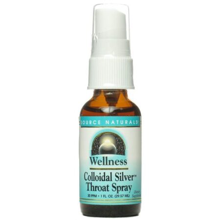 Source Naturals, Colloidal Silver™ Spray para Garganta - 29.57 ml