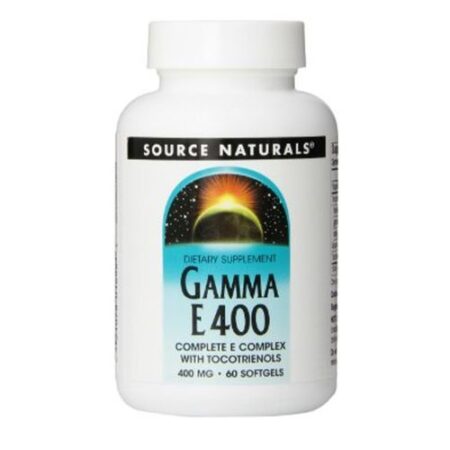 Source Naturals Gamma E 400 Complexo - 60 Cápsulas em Gel