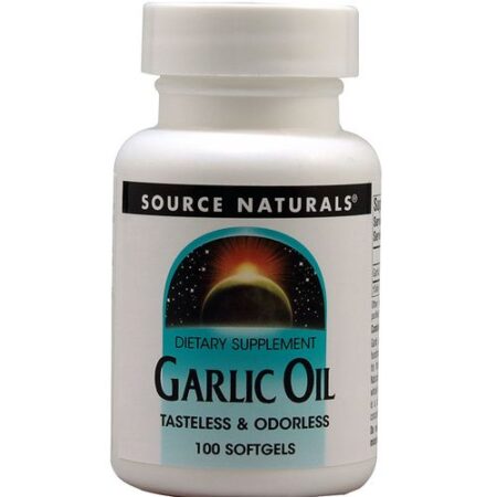 Source Naturals Alho Oil - 100 Cápsulas em Gel