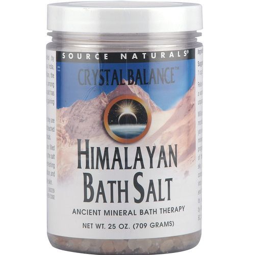 Source Naturals Sal de Banho do Himalaia - 709g (25 oz): Puro Relaxamento e Bem-Estar