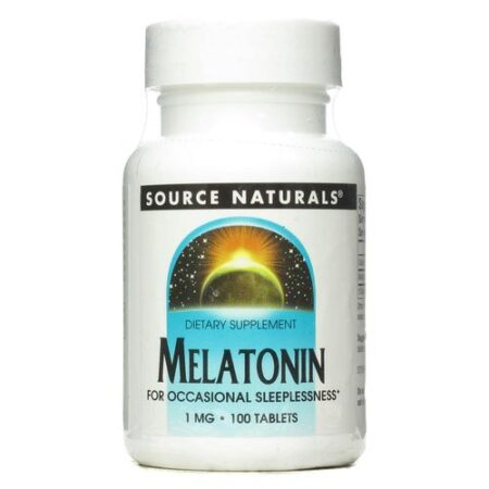 Source Naturals Melatonina - 1 mg - 100 Tabletes