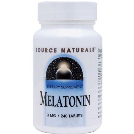 Source Naturals Melatonina - 3 mg - 240 Tabletes